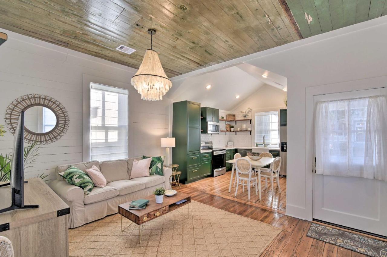 Bright Modern Cottage By Beaches, Dining,&Parks Galveston Exterior foto